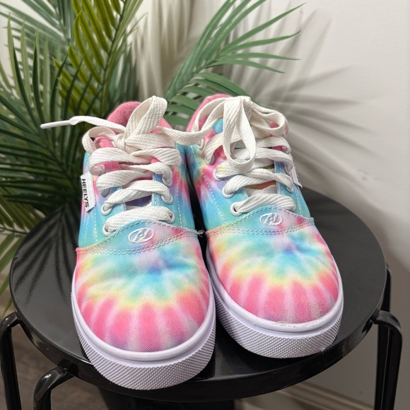 Heelys Youth Girls Pro 20 Prints Ivory Ella Wheels Skate Sneaker Shoes - Picture 2 of 7